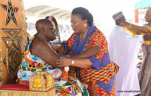 Nana Addo Dankwa Akufo-Addo and wife Rebecca