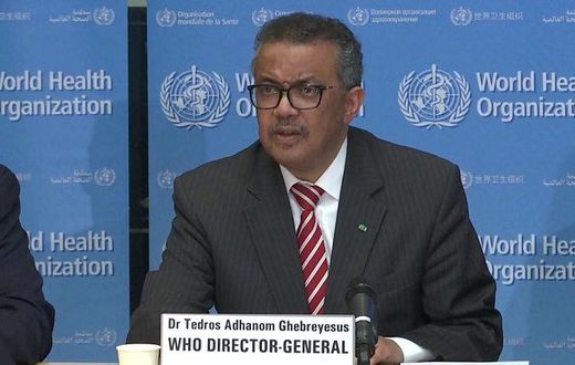 Dr Tedros Adhanom Ghebreyesus, the head of World Health Organisation (WHO)