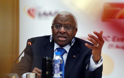 Lamine Diack is accused of turning a blind eye to Russian doping in return for payment
