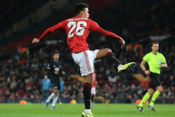 Mason Greenwood's second goal came with a crisp left-foot strike