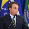 Brazilian President Jair Bolsonaro, pictured giving a speech in Brasilia on December 9, 2019, says God is Brazilian