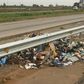 Rubbish on Tema motorway