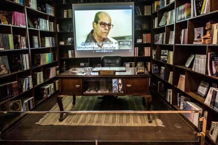 Naguib Mahfouz's desk is just one of the items on display at his museum in the Al-Azhar district of Egypt's capital Cairo