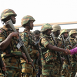 Nana Addo with the military