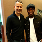 Michael Essien meets Ryan Giggs
