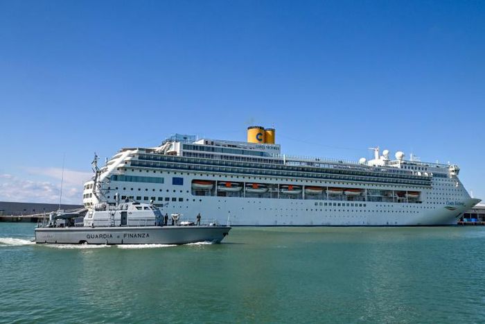 The vessel has been looking for a safe port after evacuating an Argentine woman who fell ill with respiratory problems