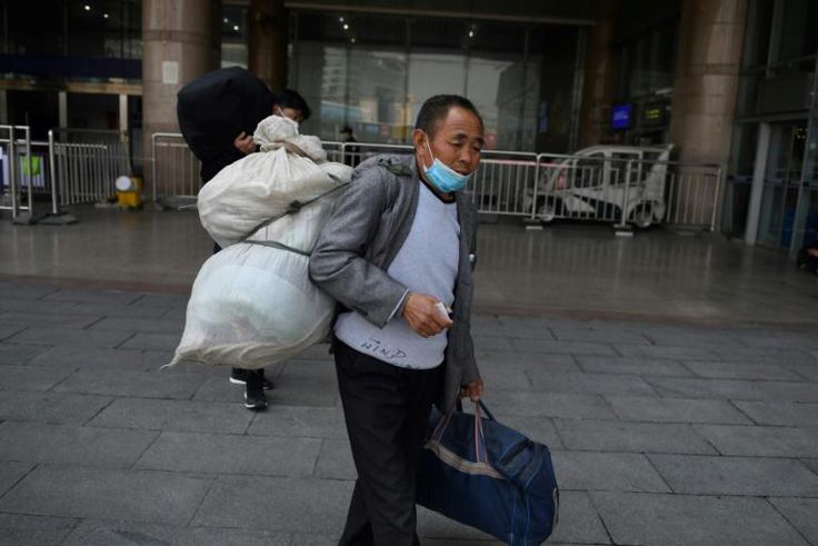 Many migrant workers in China have been forced to head back to rural areas after losing their jobs in cities