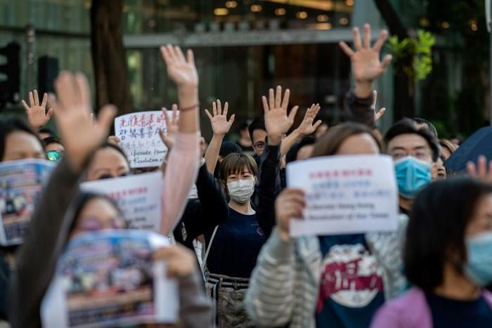 The Hong Kong issue has rare bipartisan support in the US Congress