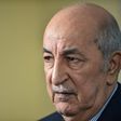 Algerian President Abdelmadjid Tebboune, seen here, said the arrest of his son was to "punish" him for his attack on oligarchs while premier