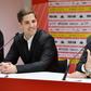 Meet the boss: Monaco's new coach Robert Moreno (left) with the club's president Oleg Petrov