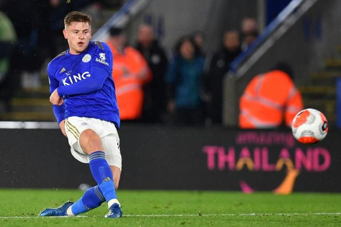 Harvey Barnes scored twice as Leicester thrashed Aston Villa 4-0
