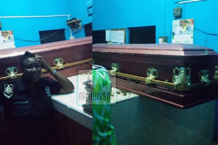 Angry Sogakope residents dump dead body at police station