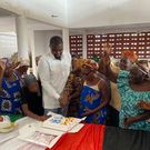 Photos: John Dumelo celebrates birthday with widows in Ayawaso West Wuguon constituency