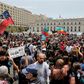 Chileans march against police repression outside the presidential palace