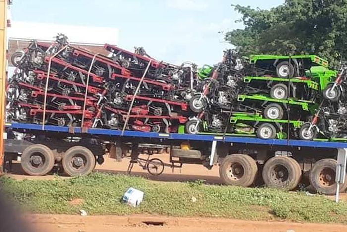 400 tricycles allegedly stolen