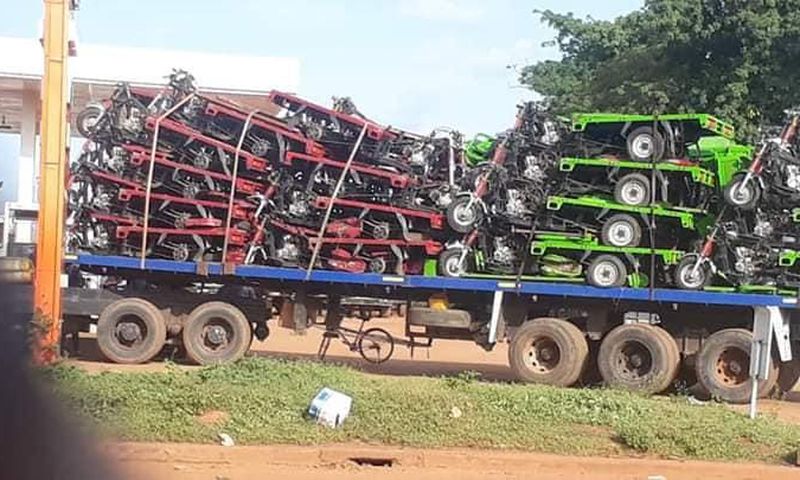 400 tricycles allegedly stolen