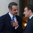 Macron met Greek Prime Minister Kyriakos Mitsotakis in Paris on Wednesday