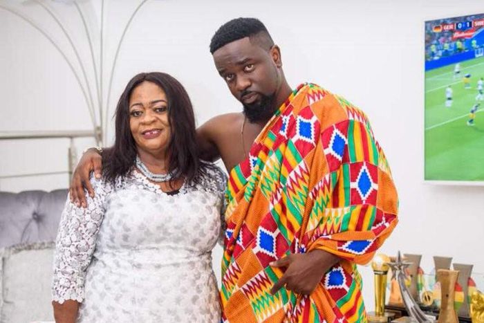 Sarkodie and mother