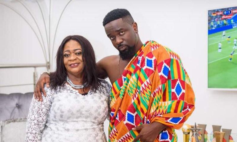 Sarkodie and mother