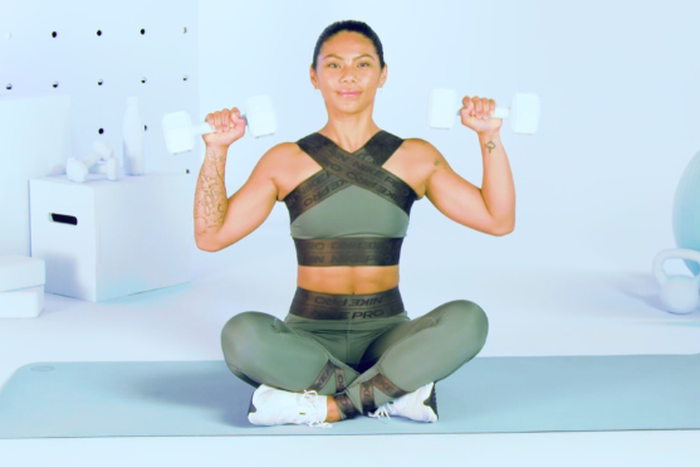 How To Do The Seated Overhead Press Correctly