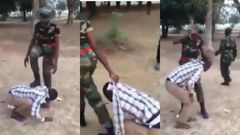 Angry soldiers assault a friendly civilian for merely saying “you’re beautiful” (video)