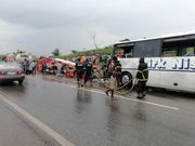The accident scene