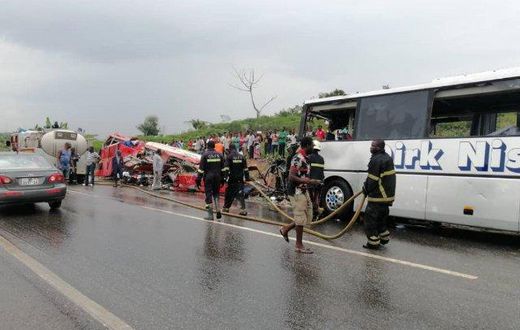 The accident scene