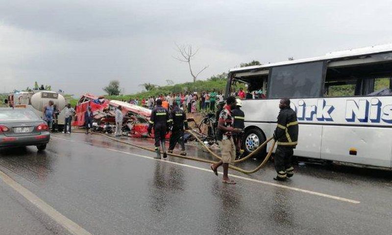 The accident scene