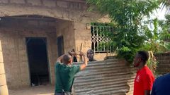 Francis Sosu's door-to-door campaign