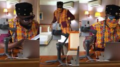 Elikem Kumordzie in coravirus quarantine