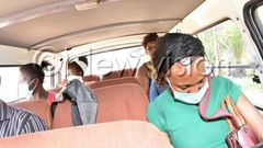 Commercial buses carry only 2 passengers per row (photos)