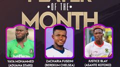GPL announces shortlist for January player of the month award