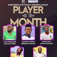 GPL announces shortlist for January player of the month award