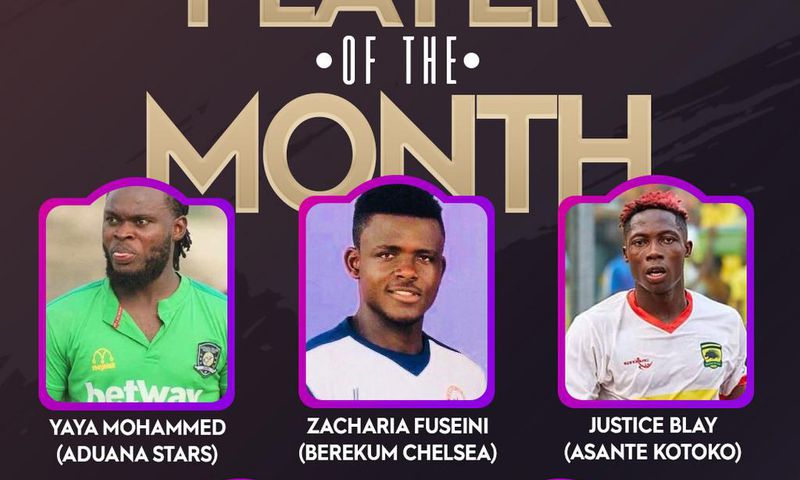 GPL announces shortlist for January player of the month award