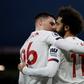 Mohamed Salah (R) scored in Liverpool's 3-0 win over Bournemouth