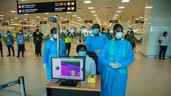 Nana Addo at Kotoka International Airport