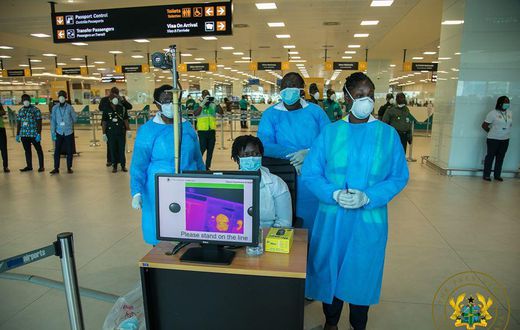 Nana Addo at Kotoka International Airport