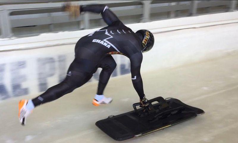 Ghana's Skeleton Olympian Akwasi Frimpong Captures First Top 10 Finish