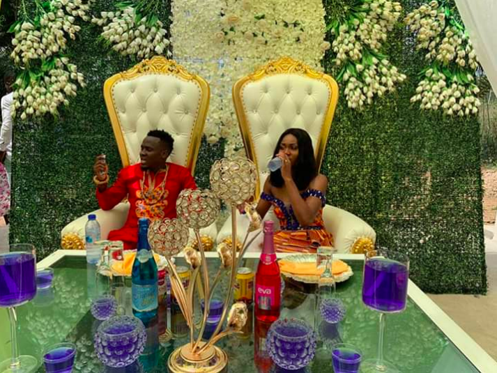 David Accam and wife, Florence