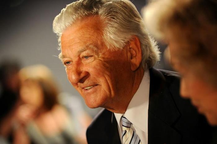 The daughter of former Australian prime minister Bob Hawke, pictured at a Labor Party campaign launch in 2010, claims he urged her to remain silent about an alleged rape