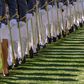 West Point graduates march during the US Military Academy Class of 2019 graduation ceremony at Michie Stadium on May 25, 2019 in West Point, New York