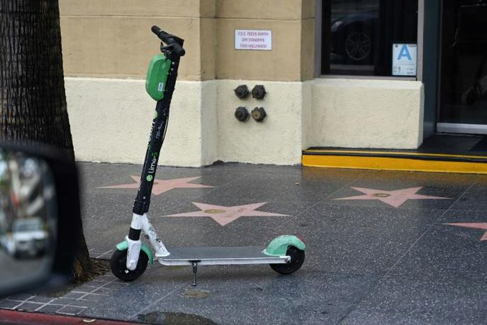 Lime company said it was pulling its popular scooter -- seen her in US entertainment capital Hollywood -- from most of Europe