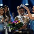 South African model Zozibini Tunzi being crowned the 2019 Miss Universe.