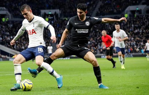 Giovani Lo Celso (L) was on target for Tottenham in their FA Cup win against Middlesbrough