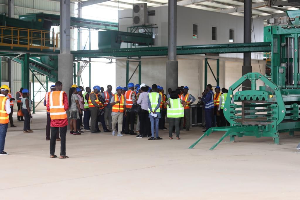 MPs visit completed Kumasi compost and recycling plant
