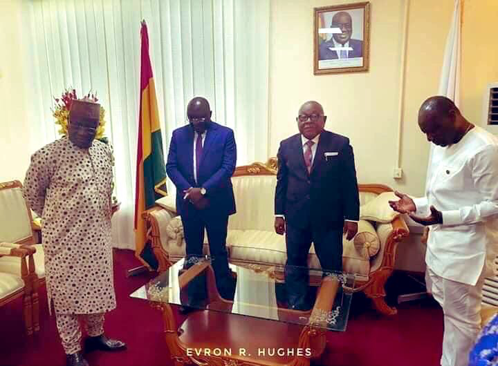 Ken Ofori-Atta prays before 2020 budget presentation