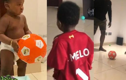 John Dumelo and son