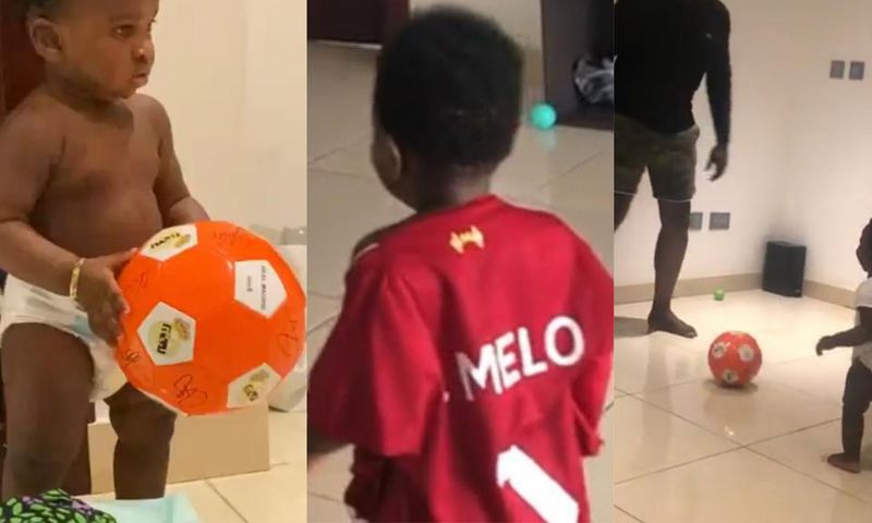 John Dumelo and son