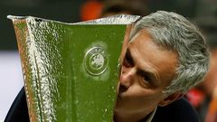 Jose Mourinho won the Europa League in his debut season as Manchester United manager