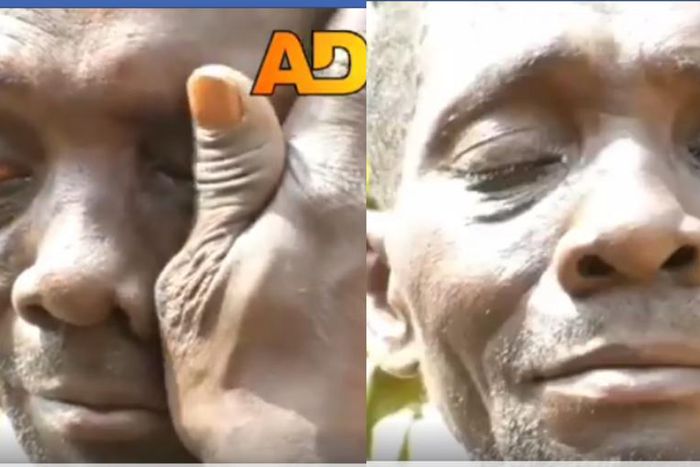 Elderly man sheds tears as wife dumps him and their 4 disabled children to marry an MP